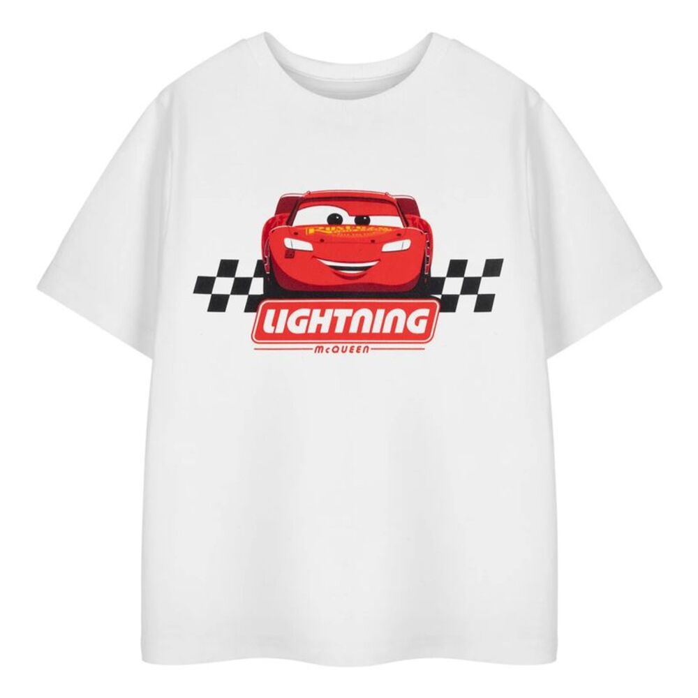 Cars Boys Lightning McQueen T-Shirt / White